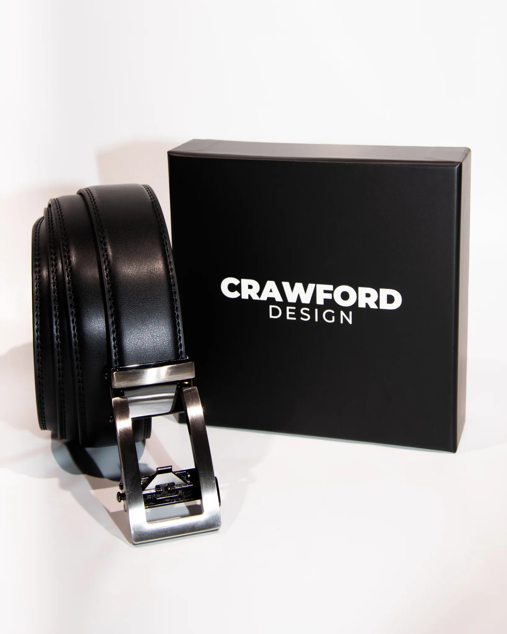 Crawford™ - Holeless Adjustable Leather Belts