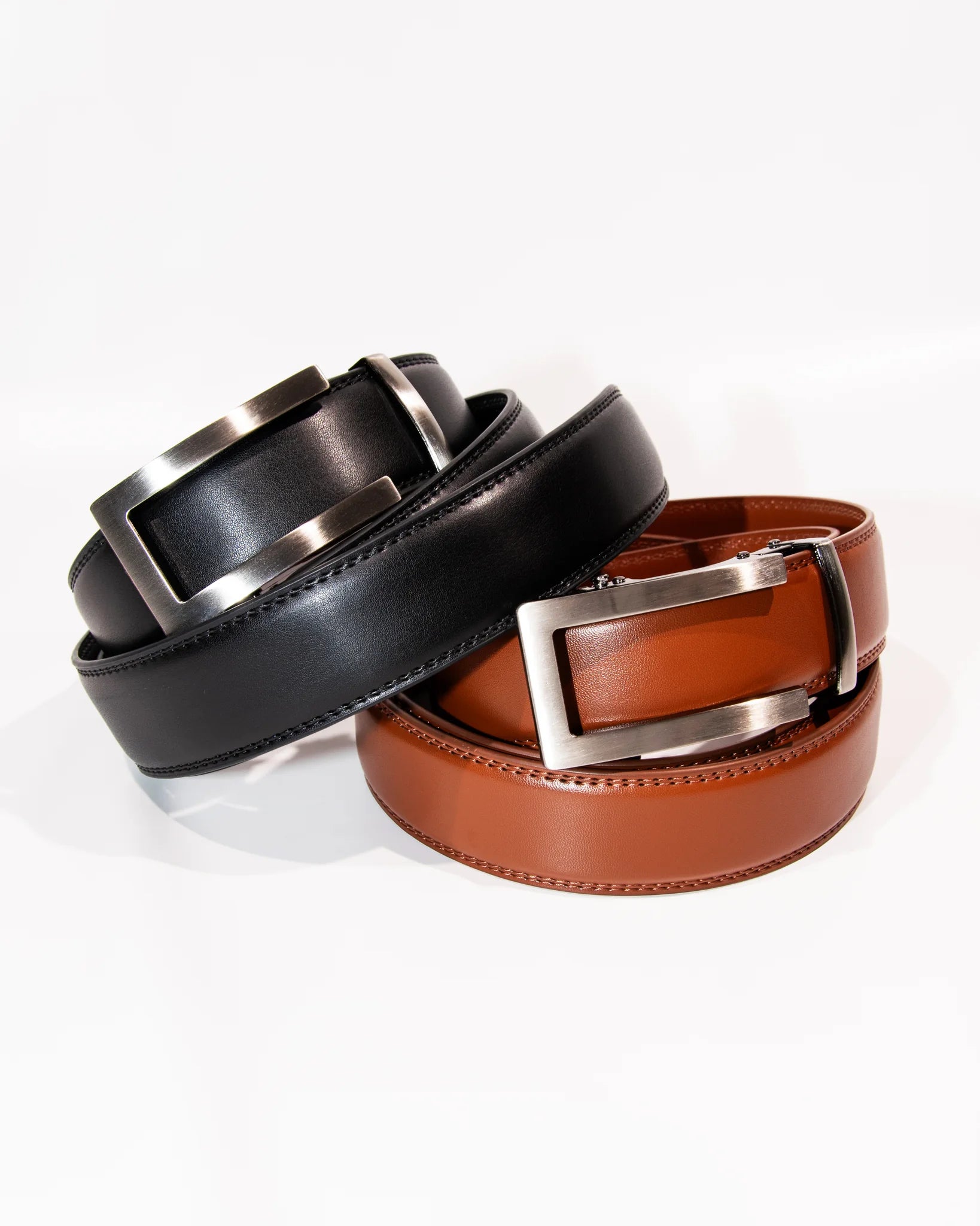 Crawford™ - Holeless Adjustable Leather Belts