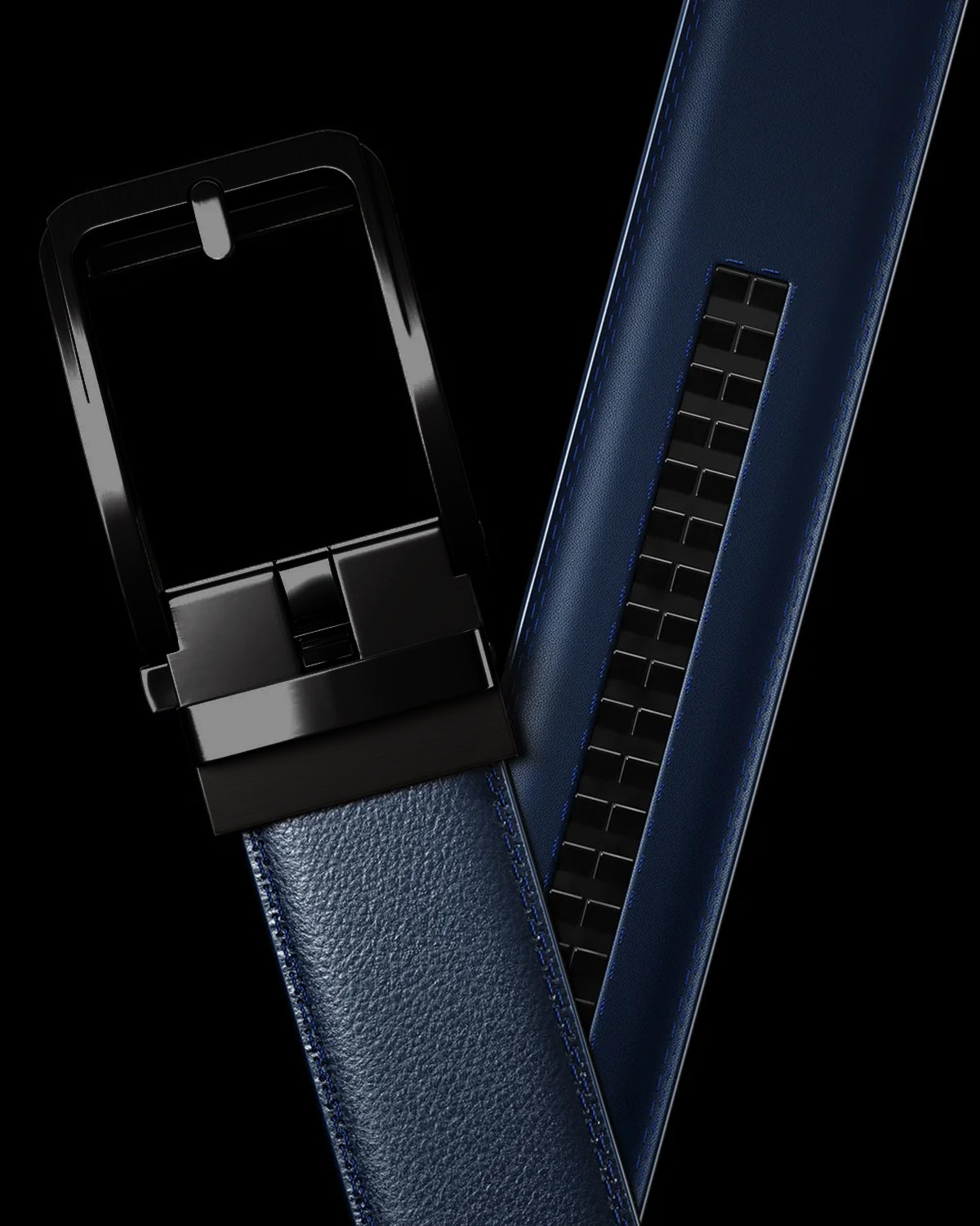 Cintura in pelle regolabile Black edition