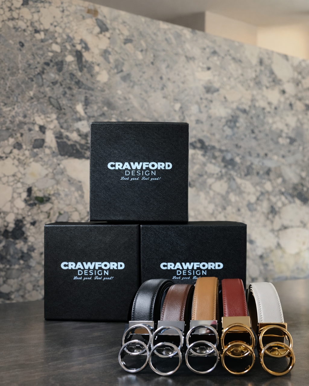 Cintura holeless Crawford - Bordeaux