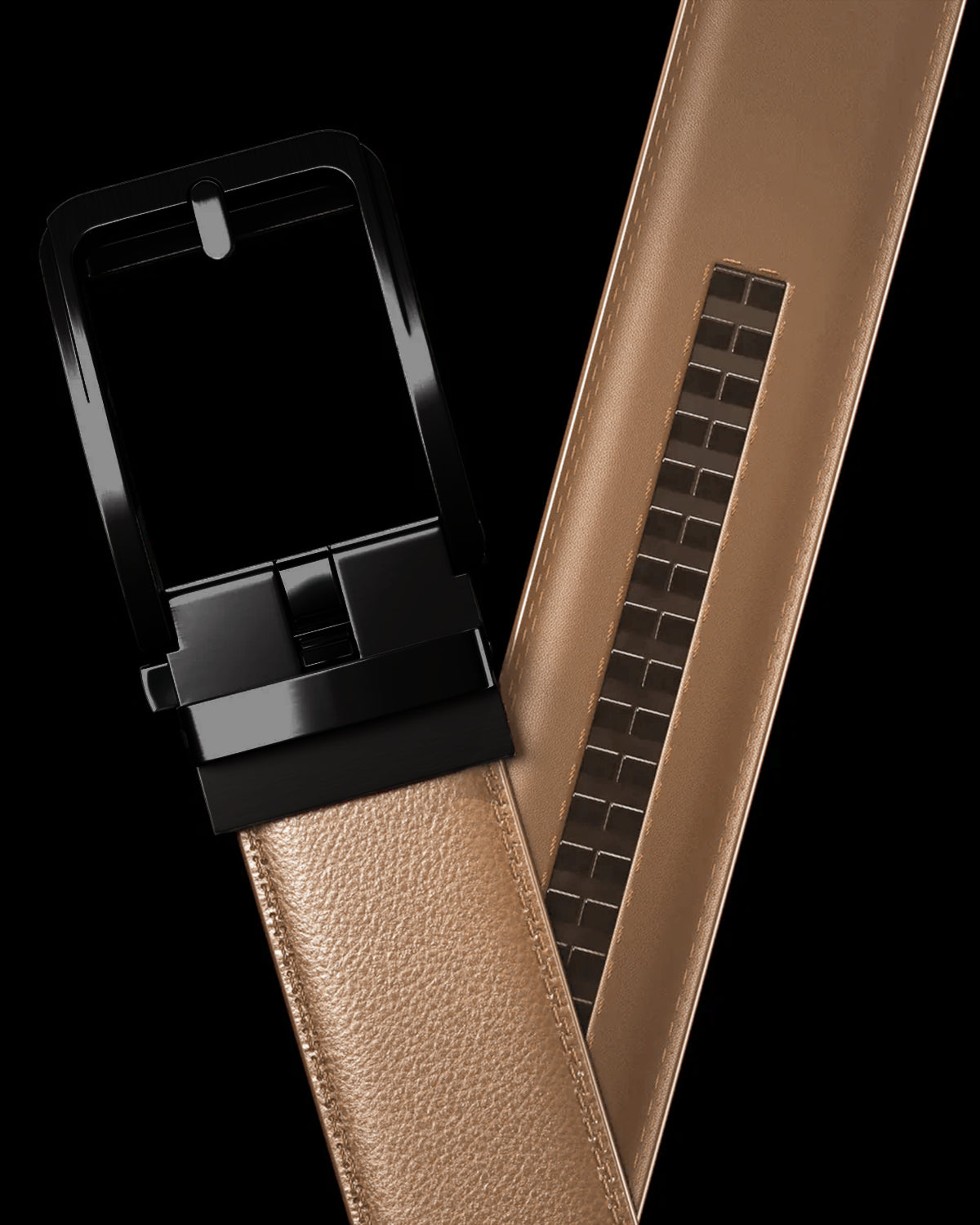 Cintura in pelle regolabile Black edition
