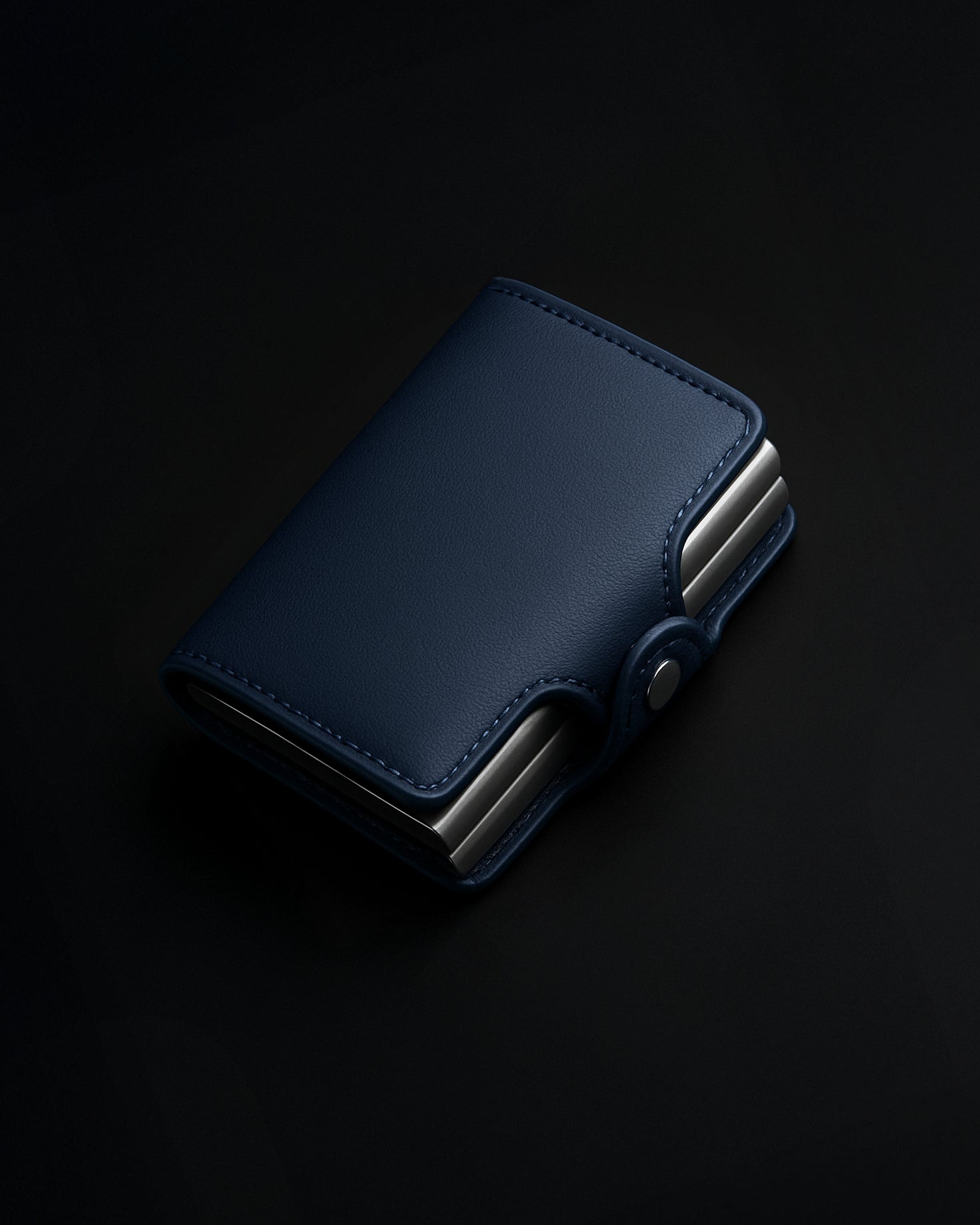 Portafoglio slim anti-RFID con Gancio