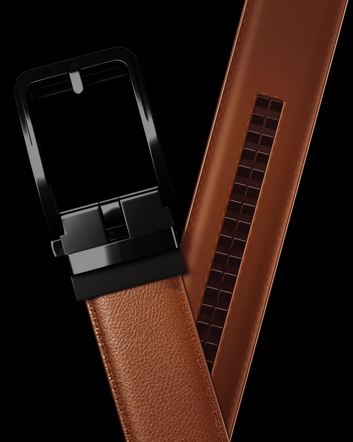 Cintura in pelle regolabile Black edition 150 cm