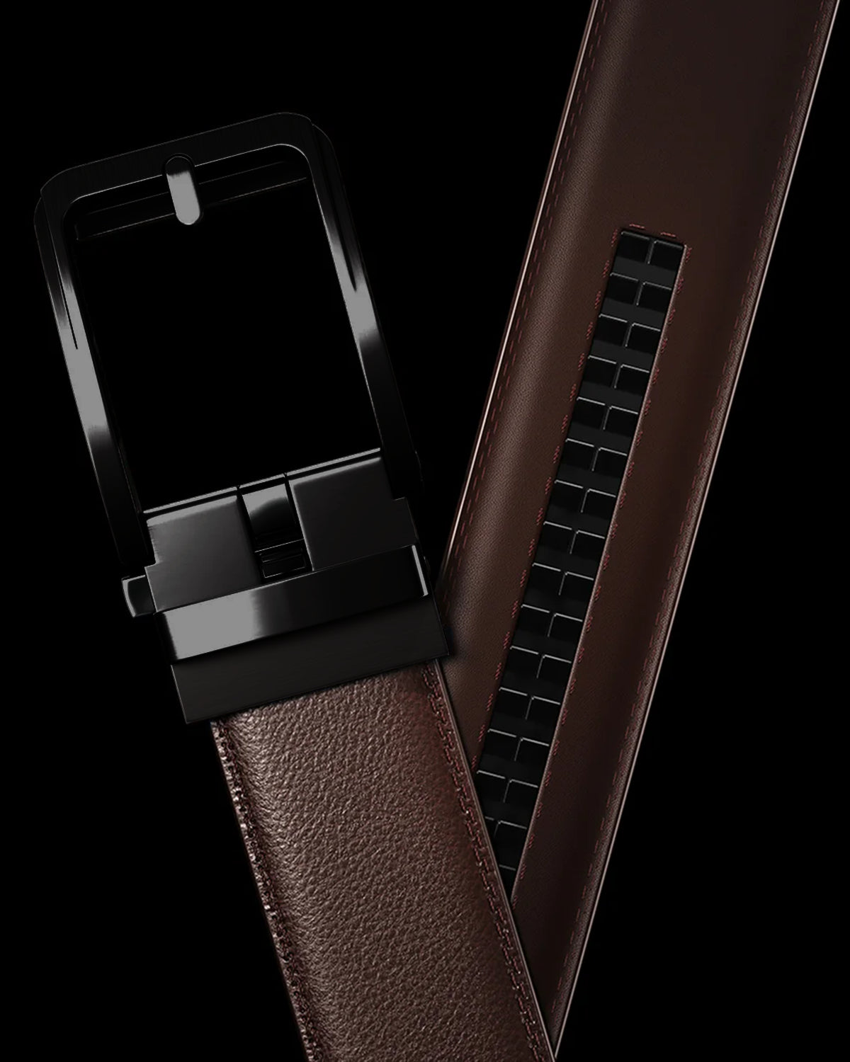 Cintura in pelle regolabile Black edition
