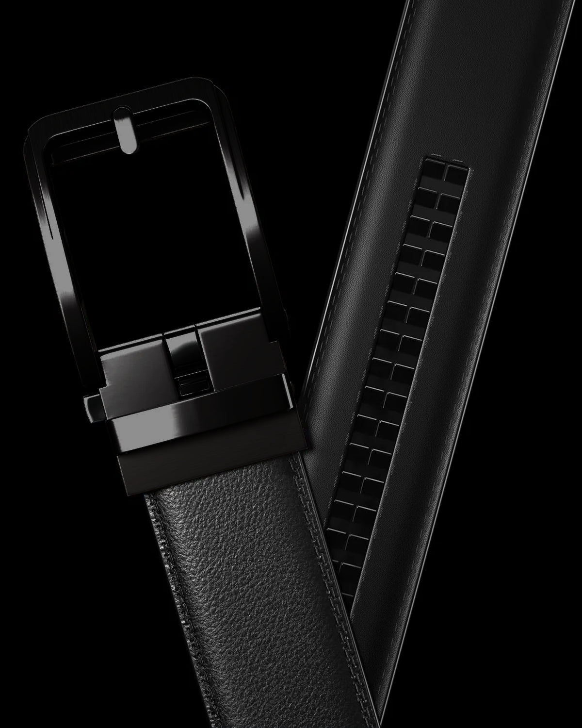 Cintura in pelle regolabile Black edition