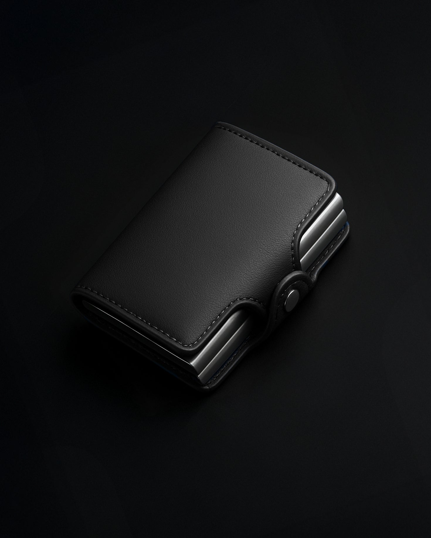 Portafoglio slim anti-RFID con Gancio